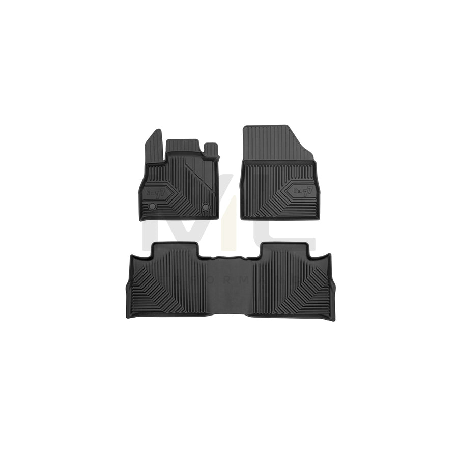 FROGUM Tailored, No.77 77409965 Floor mat set for RENAULT Espace V (JR) Elastomer, Front and Rear, Quantity: 3, Black | ML Performance Car Parts