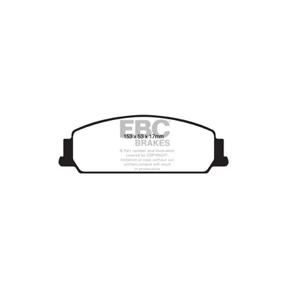 EBC PD02KF177 Chevrolet Holden Redstuff Front Brake Pad & Plain Disc Kit (Inc. Caprice, Lumina, Commodore) 2 | ML Performance UK Car Parts