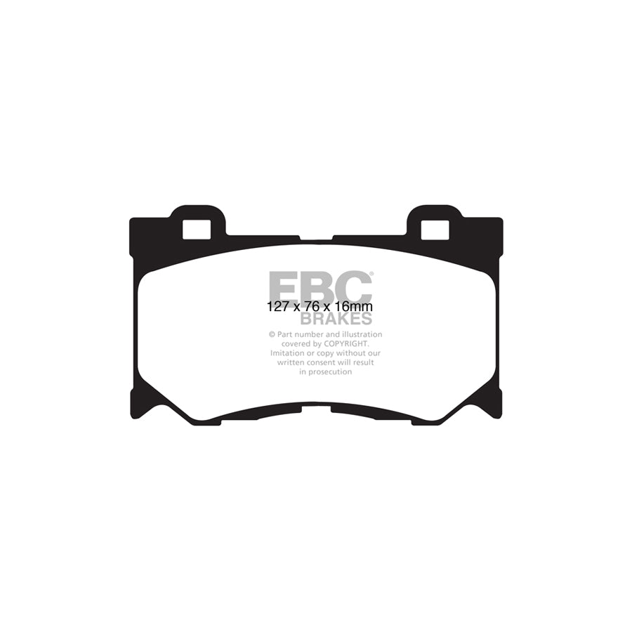 EBC DP81823RPX Infiniti Nissan RP-X Full Race Front Brake Pads - Akebono Caliper 2 | ML Performance UK Car Parts