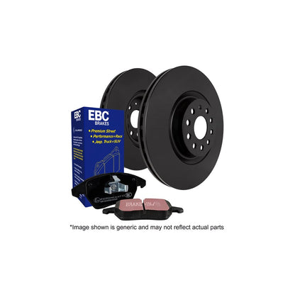 EBC PDKR1076 Volvo Ultimax Rear Brake Pad & Plain Disc Kit - ATE Caliper 1 | ML Performance UK Car Parts