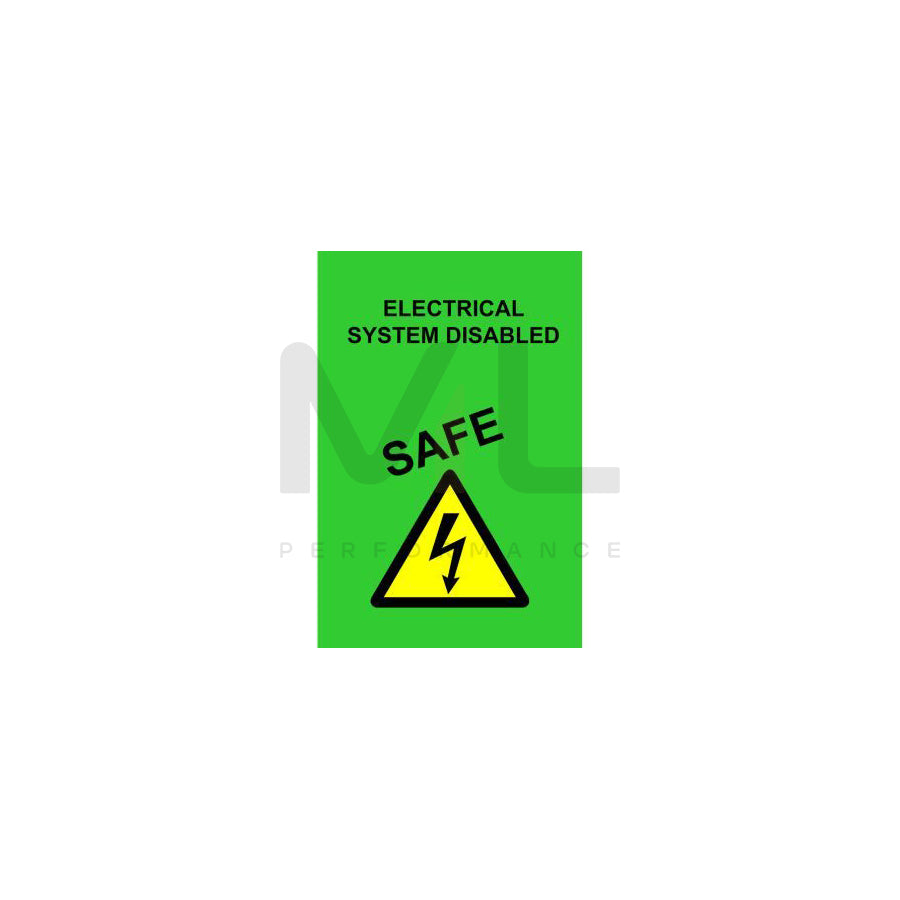 KS TOOLS 117.0172 Warning Sign Electrical Voltage | ML Performance Car Parts