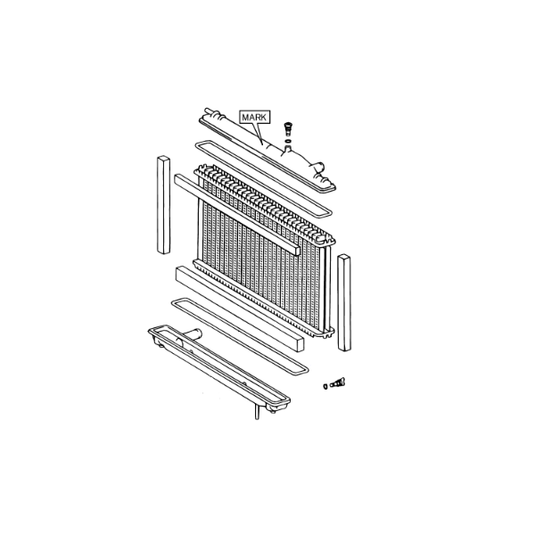 Genuine Lexus 16400-38192 LS Phase 4 Radiator