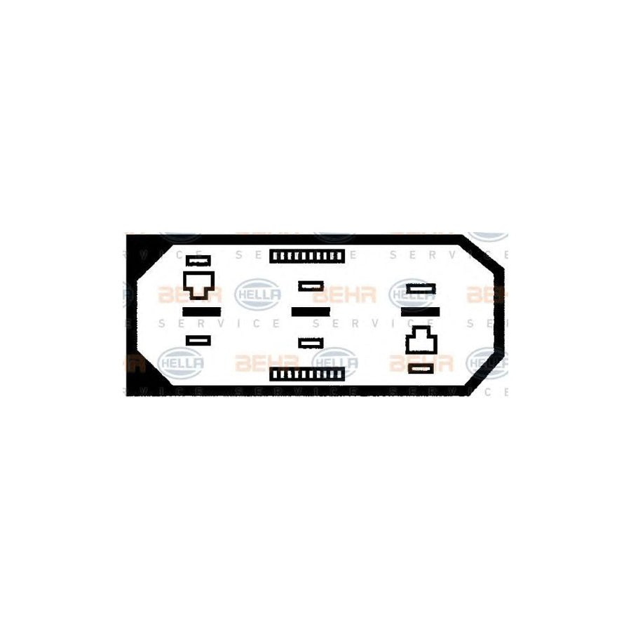 Hella 8EW 009 144-591 Fan, Radiator