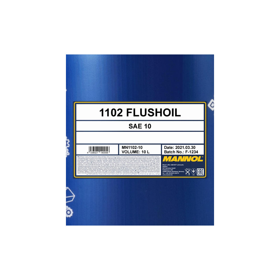 MANNOL Flushoil MN1102-10 Engine Oil Additive | ML Performance UK Car Parts