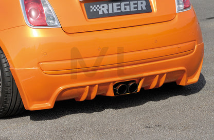 Rieger 00056067 Fiat 500 (312) Rear Diffuser 1 | ML Performance UK Car Parts