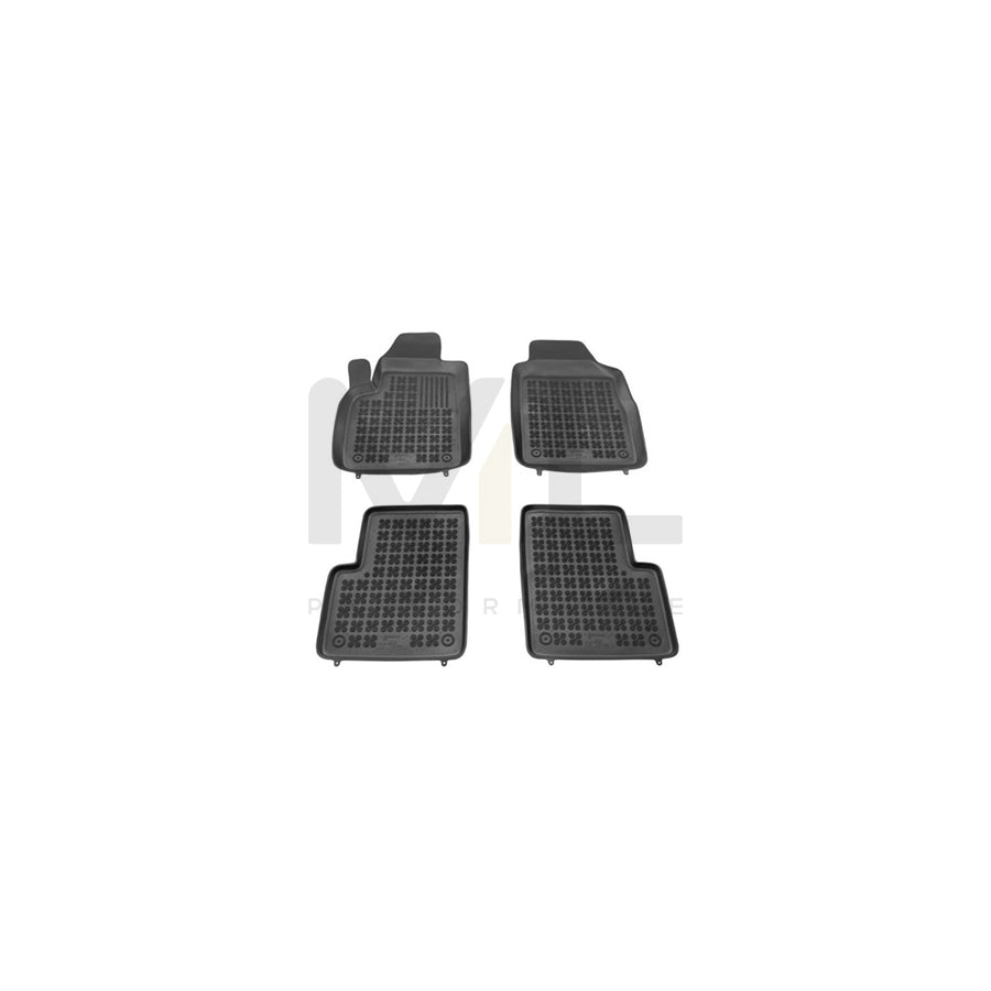 REZAW PLAST Tailored 201503 Floor mat set Elastomer, Front and Rear, Quantity: 3, Black | ML Performance Car Parts