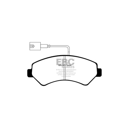 EBC DP1969/2 Citroen Fiat Opel Peugeot Ultimax Front Brake Pads - Brembo Caliper 2 | ML Performance UK Car Parts