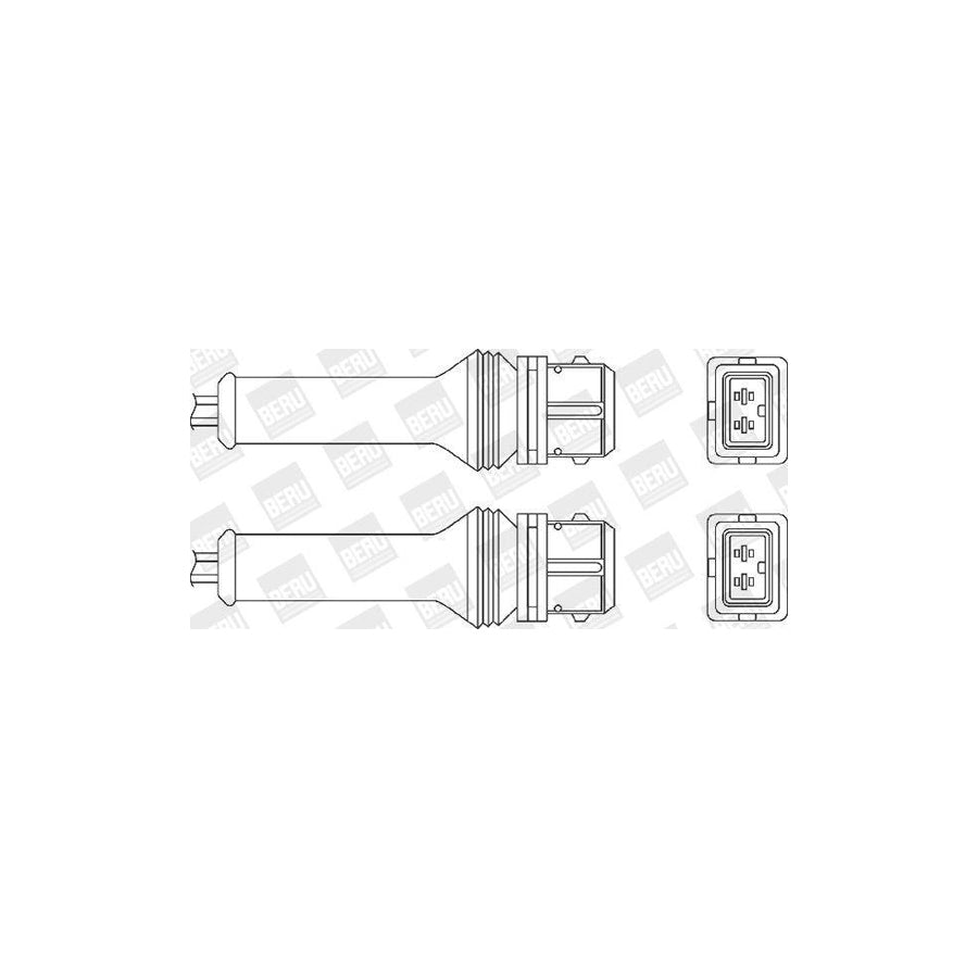 Beru OZH166 Lambda Sensor For Citroën Xm I Hatchback (Y3)