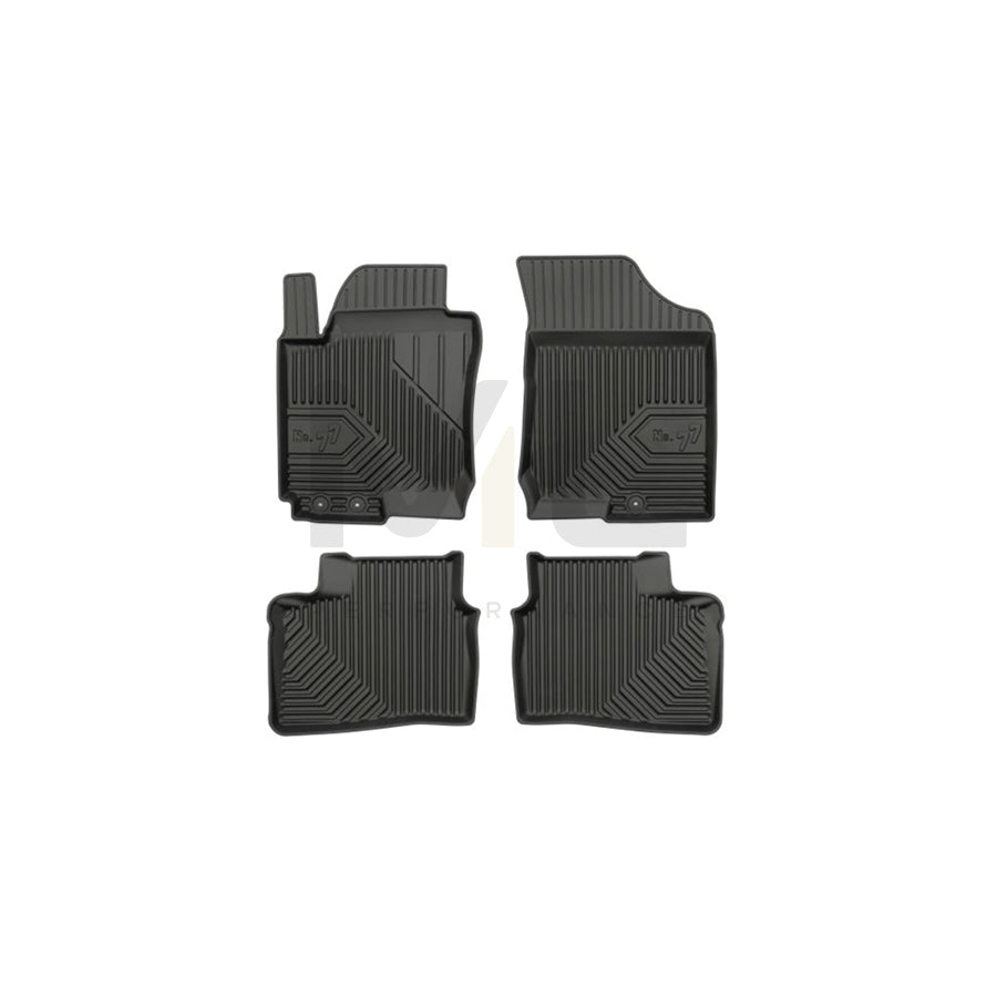 FROGUM Tailored 77408296 Floor mat set for HYUNDAI i30 I Hatchback (FD) Elastomer, Front and Rear, Quantity: 4, Black | ML Performance Car Parts