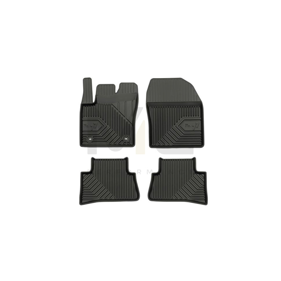 FROGUM Tailored 77407732 Floor mat set for TOYOTA C-HR (AX10) Elastomer, Front and Rear, Quantity: 4, Black | ML Performance Car Parts