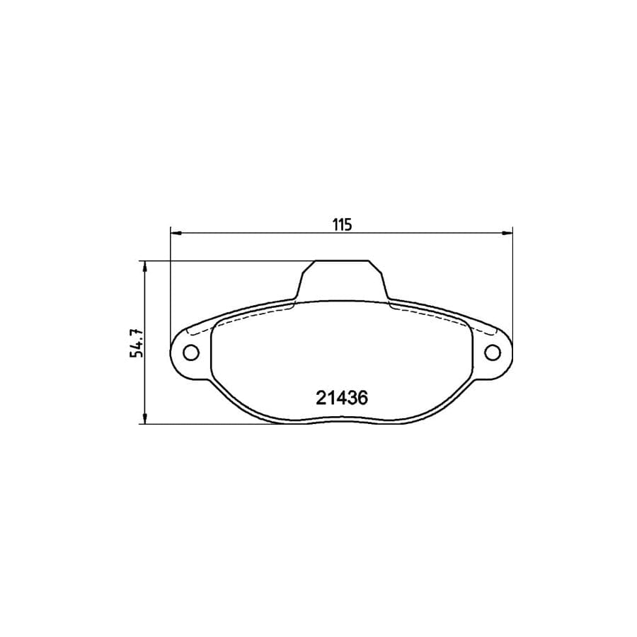 Mintex Mdb3317 Brake Pad Set