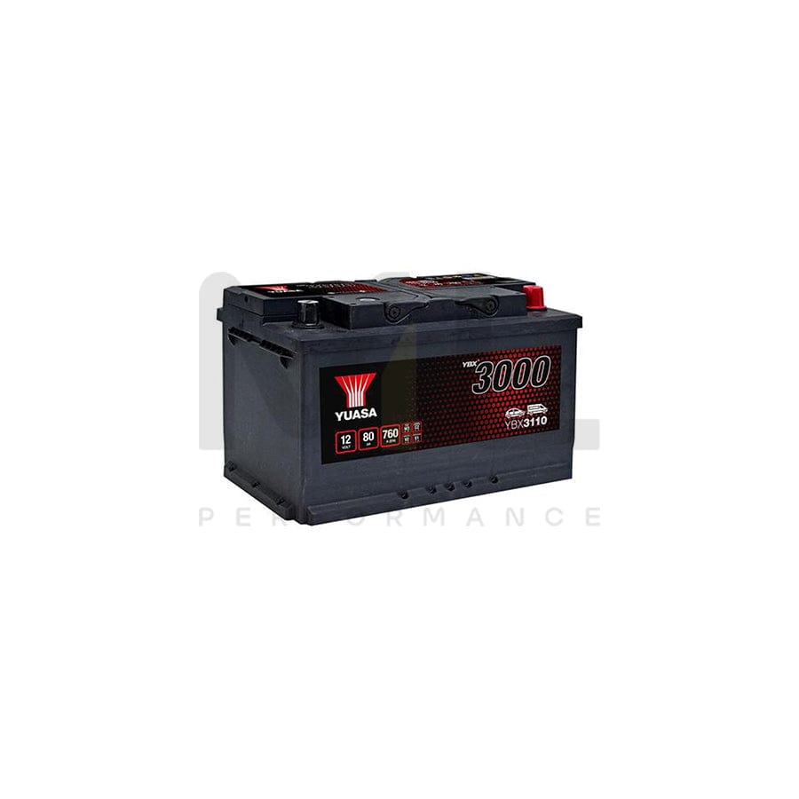 Yuasa YBX3110 12v 80Ah SMF Battery | ML Performance UK Car Parts