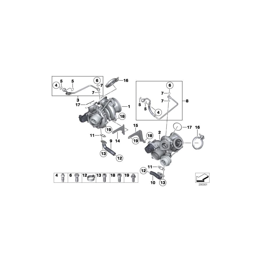 Genuine BMW 11657535440 F01 RR6 O-Ring 52X3 (Inc. 760LiS, Cullinan Black Badge & Phantom) | ML Performance UK Car Parts