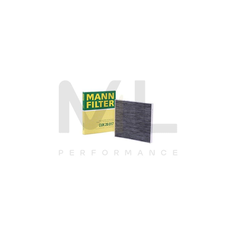 MANN-FILTER CUK 26 017 Pollen filter Activated Carbon Filter | ML Performance Car Parts