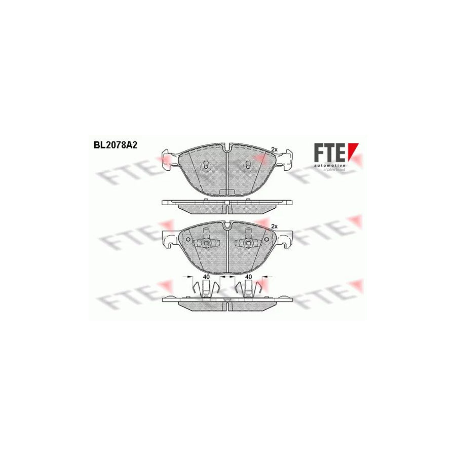 Fte 9010662 Brake Pad Set | ML Performance UK Car Parts