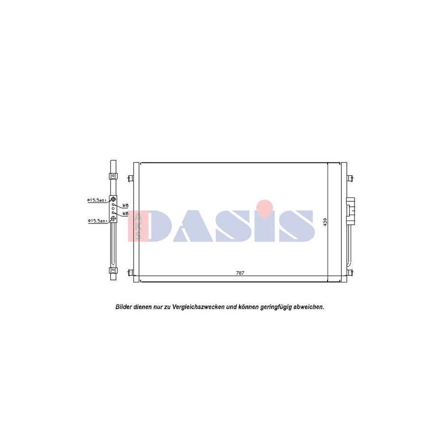 AKS Dasis 522011N Air Conditioning Condenser | ML Performance UK