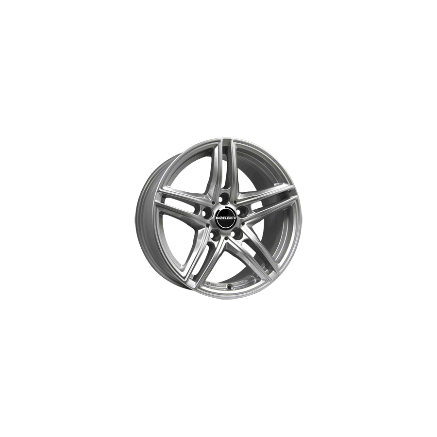 Borbet XR 7.5x17 ET30 XR 75730112566,5BS/T Brilliant Silver Wheel | ML Performance UK Car Parts