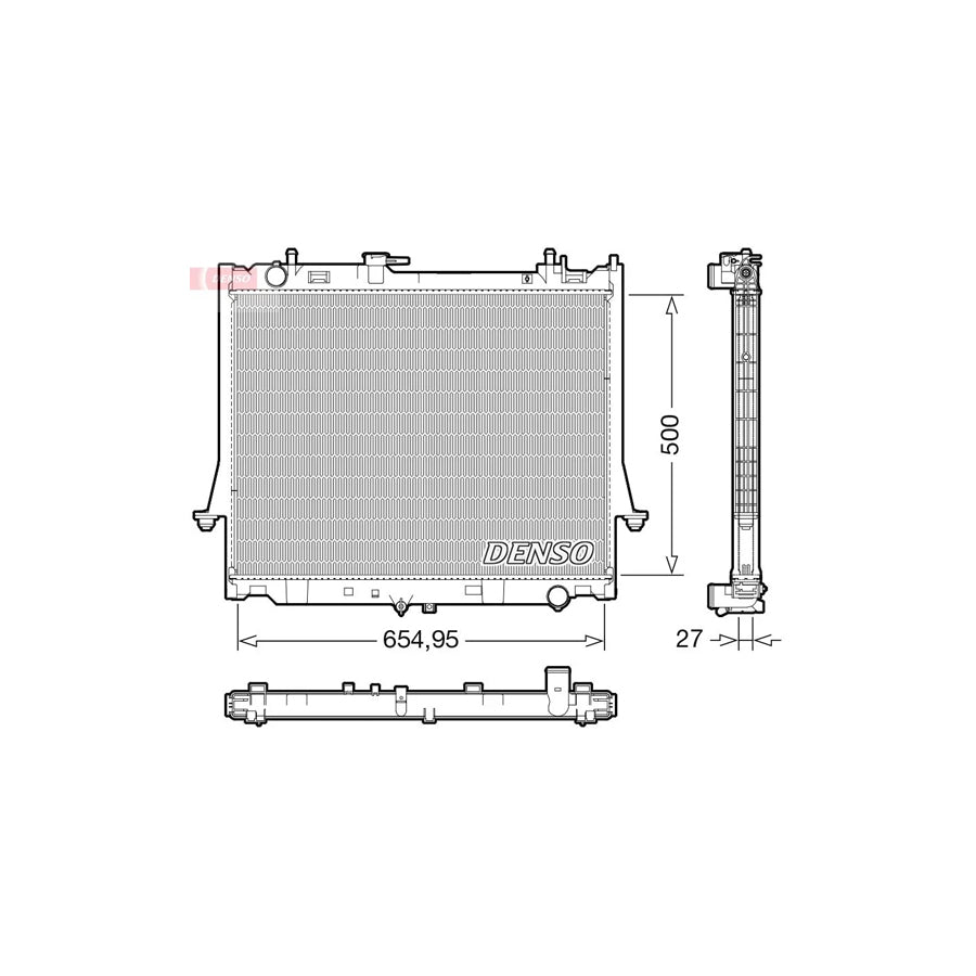 Denso DRM99014 Drm99014 Engine Radiator For Isuzu D-Max | ML Performance UK