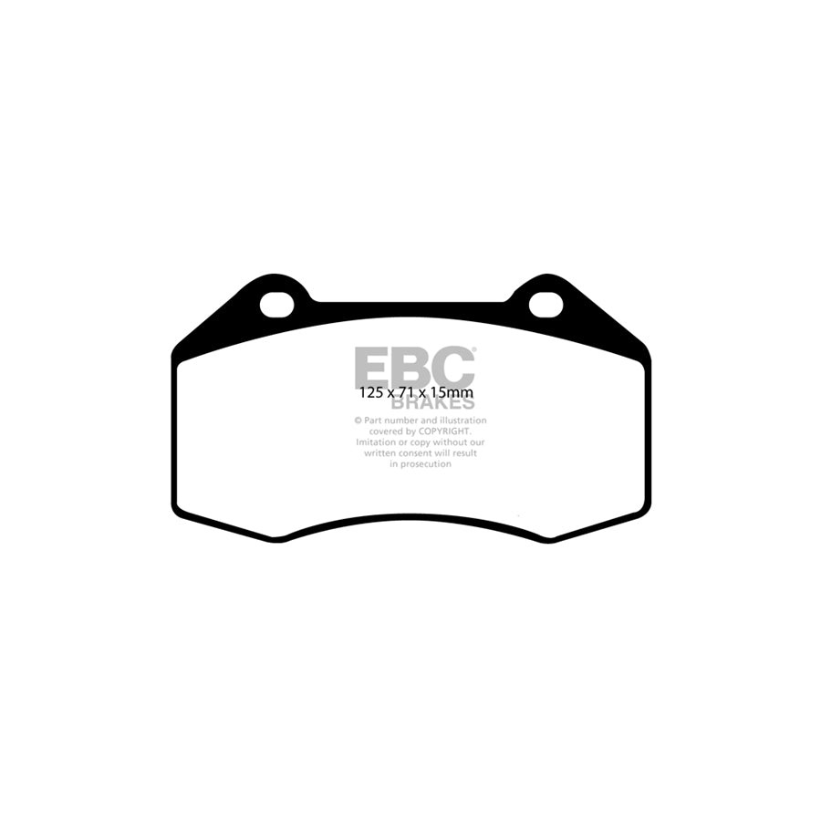 EBC PD01KF1642 Opel Vauxhall Corsa D Greenstuff Front Brake Pad & Plain Disc Kit  - Bosch Caliper 2 | ML Performance UK Car Parts