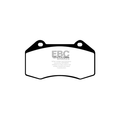 EBC PD01KF1642 Opel Vauxhall Corsa D Greenstuff Front Brake Pad & Plain Disc Kit  - Bosch Caliper 2 | ML Performance UK Car Parts