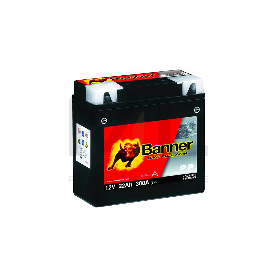 52214 Banner Bike Bull AGM Battery | Car Batteries UK | ML Performance Car Parts