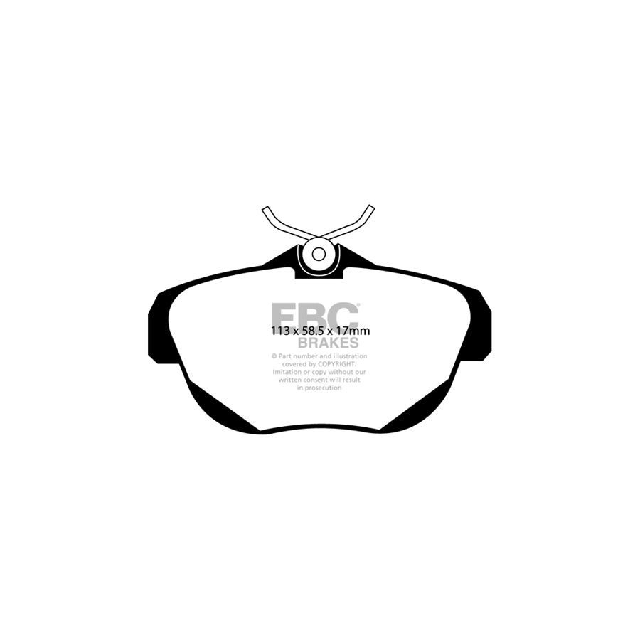 EBC DP1971 Citroen Fiat Peugeot Toyota Ultimax Rear Brake Pads 2 | ML Performance UK Car Parts