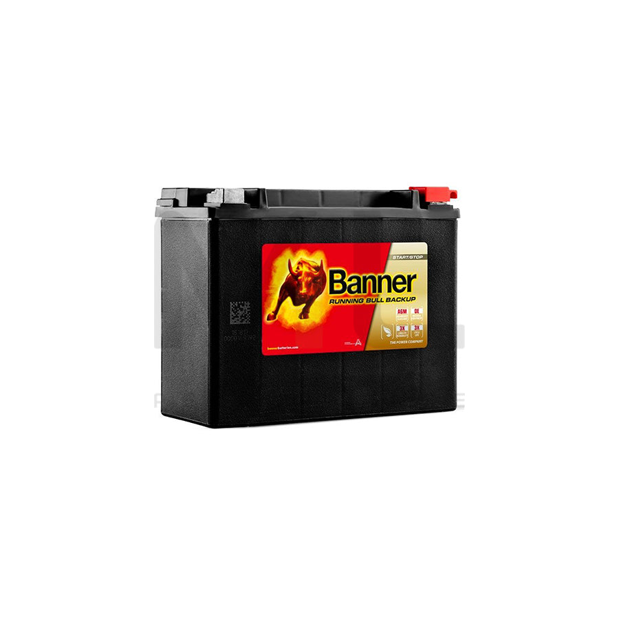 AUX 18L Banner Running Bull Backup Battery 51801 | Car Batteries UK | ML Performance Car Parts