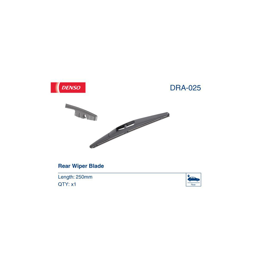 Denso Rear Dra-025 Wiper Blade | ML Performance UK Car Parts