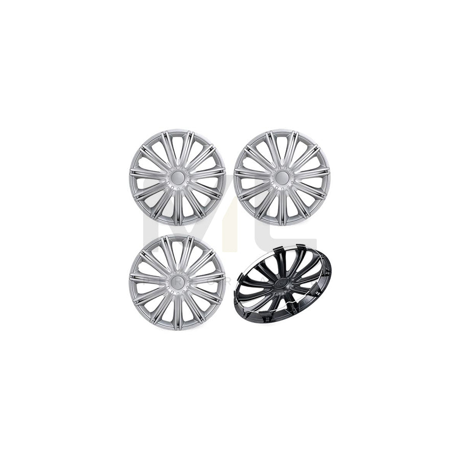 ARGO 15 NERO Wheel trims 15 Inch Silver | ML Performance Car Parts