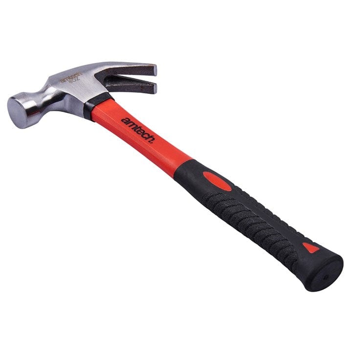 Amtech 8oz Claw Hammer - Fibreglass Shaft | ML Performance DIY & Power Tools