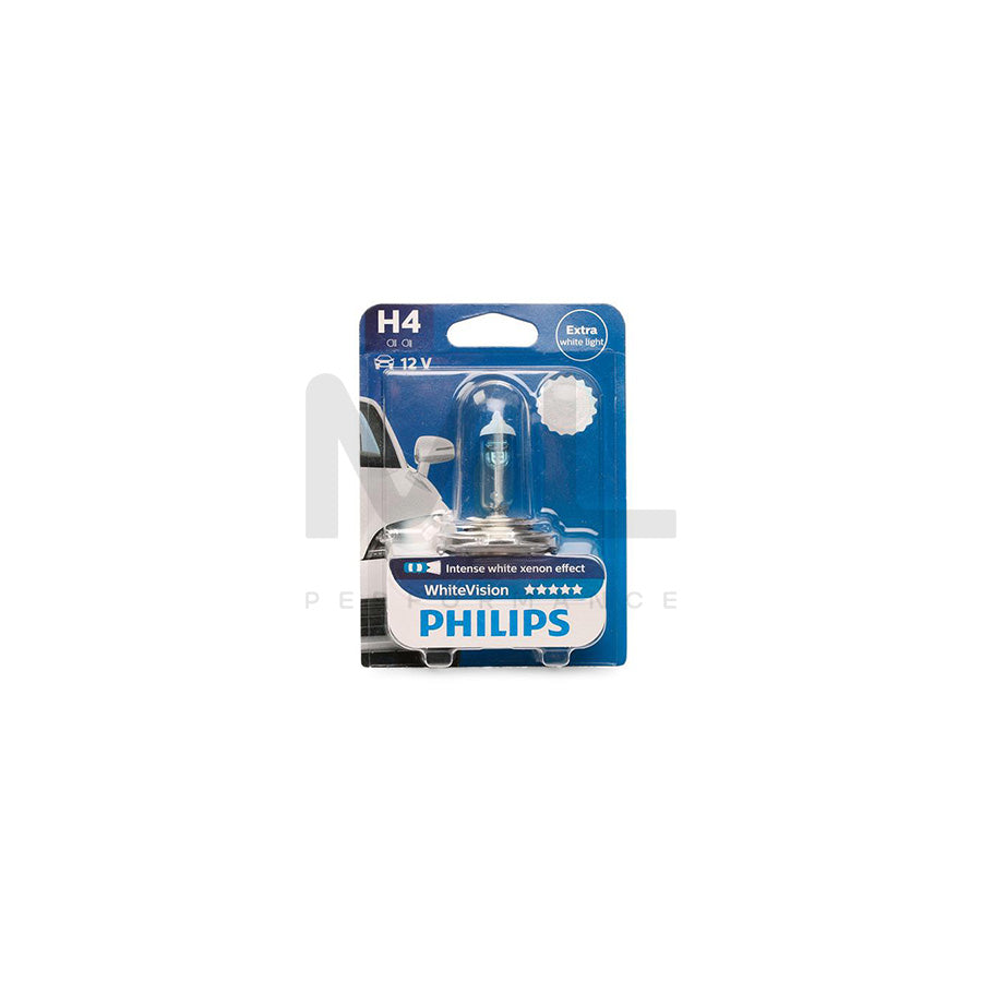 PHILIPS 12342WHVB1 Bulb, spotlight H4 12V 60/55W P43t-38 3700K Halogen | ML Performance Car Parts