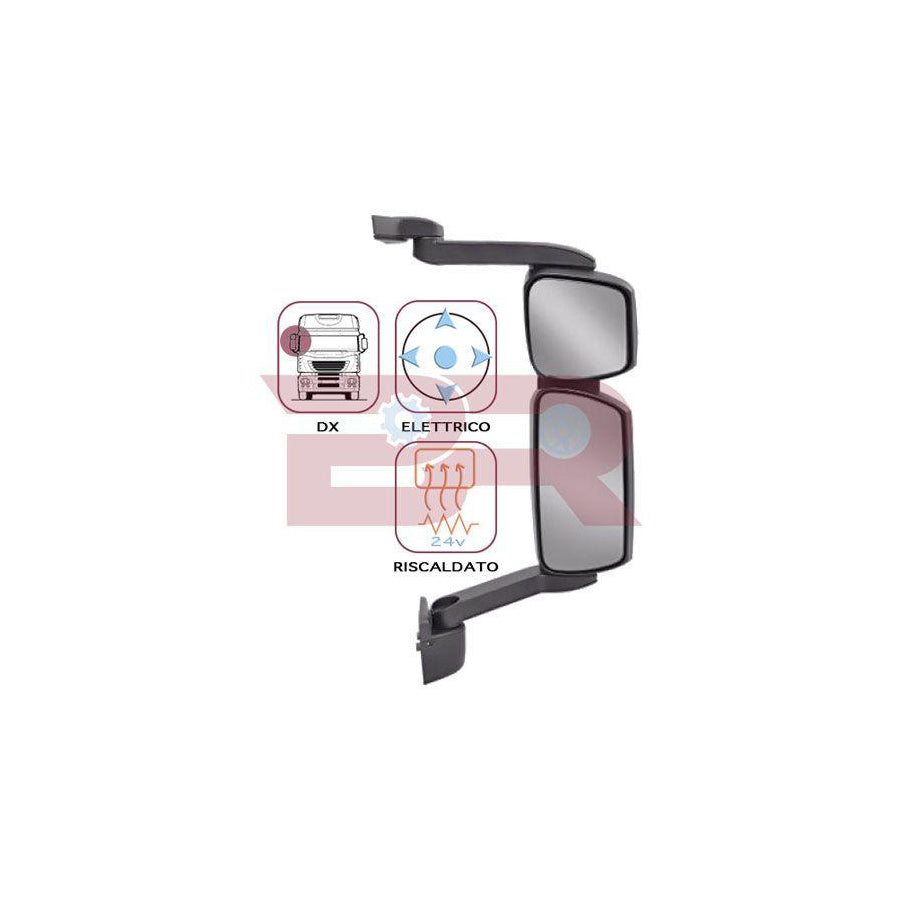 Botto Ricambi BRCA0552 Outside Mirror, Driver Cab