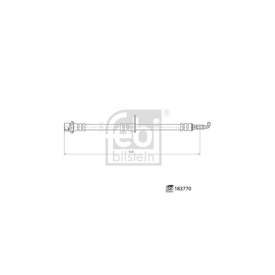 Febi Bilstein 183770 Brake Hose