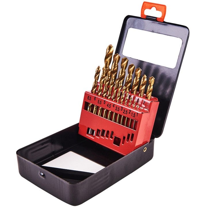 Amtech 19pcs. Titanium Coated Drill Set | ML Performance DIY & Power Tools