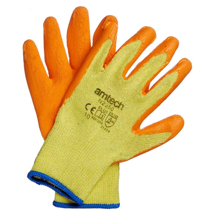 Amtech Latex Palm Coated Gloves XL (Size: 10) | ML Performance DIY & Power Tools