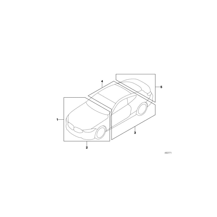 Genuine BMW 71229488768 G14 Label "Exhaust Emission" (Inc. M850iX) | ML Performance UK Car Parts