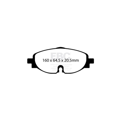 EBC PD01KF1369 Skoda Octavia (5E) Greenstuff Front Brake Pad & Plain Disc Kit  - TRW Caliper 2 | ML Performance UK Car Parts