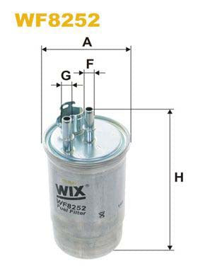 WIX Filters WF8252 Fuel Filter For Ford Mondeo