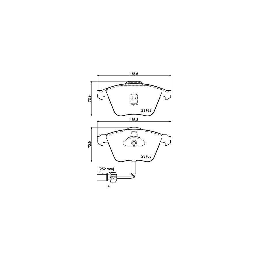 Hella 8FH 351 511-604 Heater Matrix