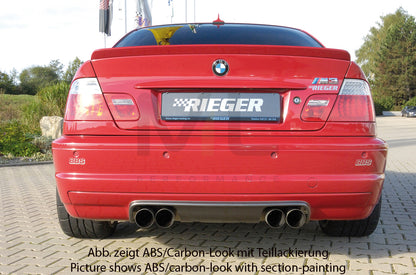 Rieger 00050241 BMW 3 Series E46 M3 Rear Diffuser 5 | ML Performance UK Car Parts