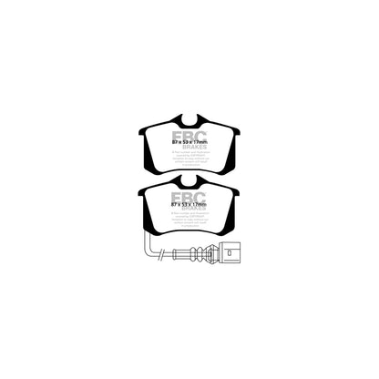 EBC PLK1903 Skoda Fabia (5J) Yellowstuff Pads and Brake Line Performance Pack - TRW Caliper 3 | ML Performance UK Car Parts