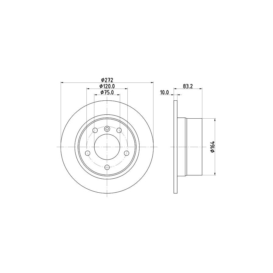 Hella 8MP 376 801-491 Water Pump For BMW 3 Touring (E46)