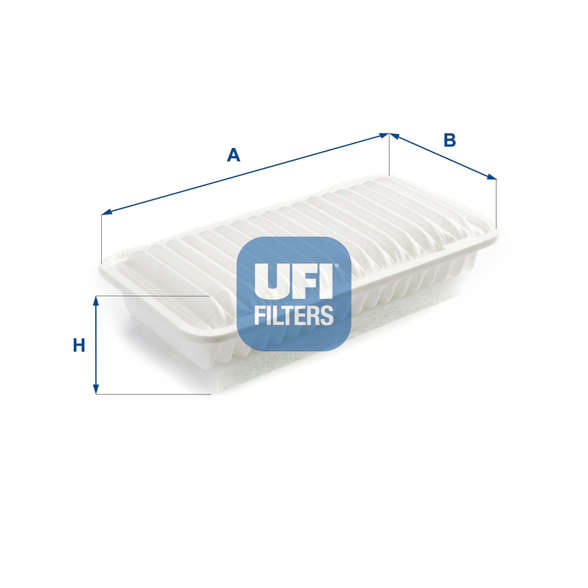 UFI 30.385.00 Air Filter For Toyota Yaris Ii Hatchback (Xp9)