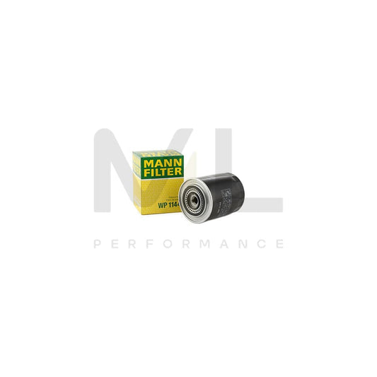 MANN-FILTER WP 1144 Oil Filter Spin-on Filter, with one anti-return valve | ML Performance Car Parts