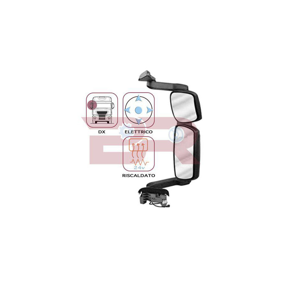 Botto Ricambi BRCA0539 Outside Mirror, Driver Cab