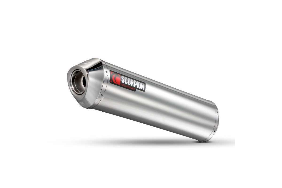 Scorpion EAP52SEO Aprilia RSV1000 Factory Oval Slip-On (Pair) - Polished Stainless Steel Sleeve | ML Performance UK UK