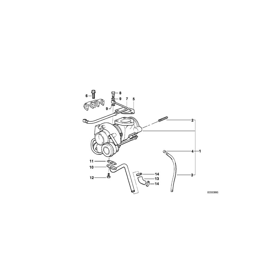 Genuine BMW 11652245836 E36 E34 Hose Clamp (Inc. 318tds, 525tds & 525td) | ML Performance UK Car Parts