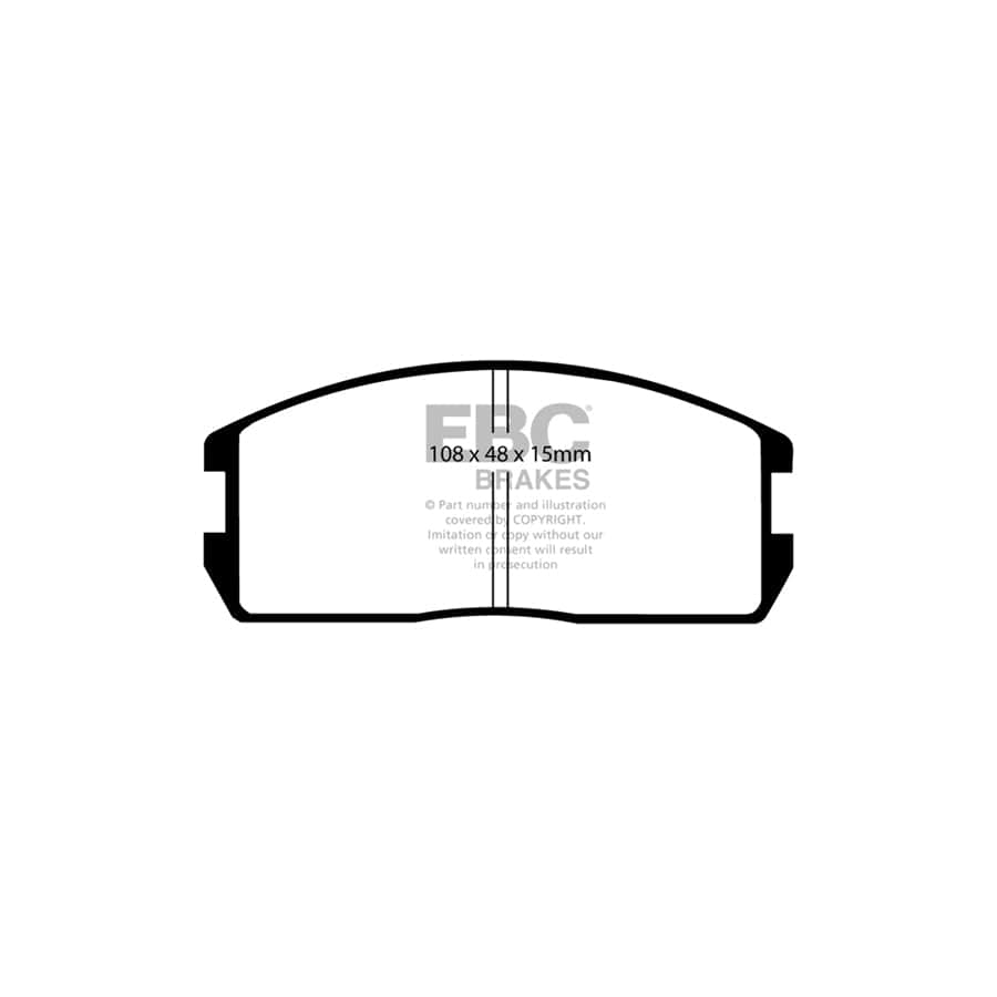 EBC PDKF1297 Mitsubishi Proton Ultimax Front Brake Pad & Plain Disc Kit (Inc. Colt, Lancer, Mpi) 2 | ML Performance UK Car Parts