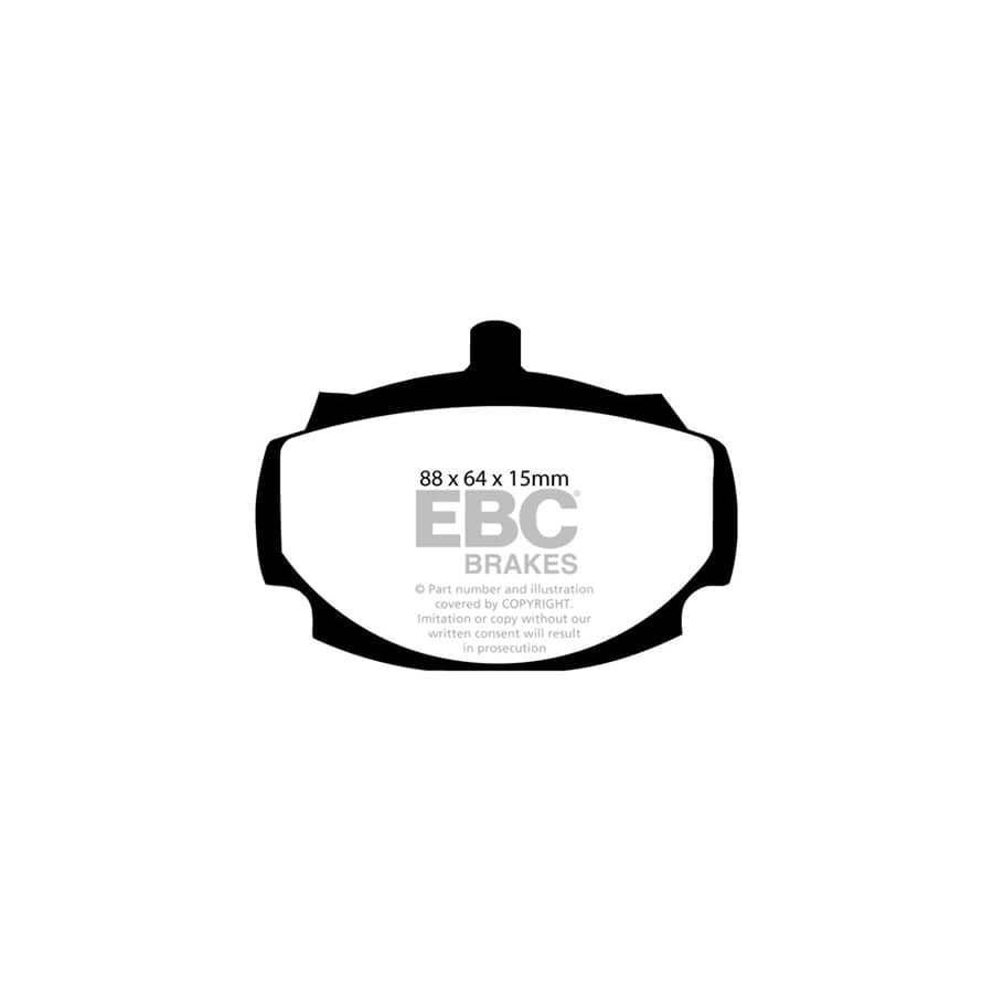 EBC PD06KF277 Gilbern MG Greenstuff Front Brake Pad & USR Disc Kit 2 | ML Performance UK Car Parts