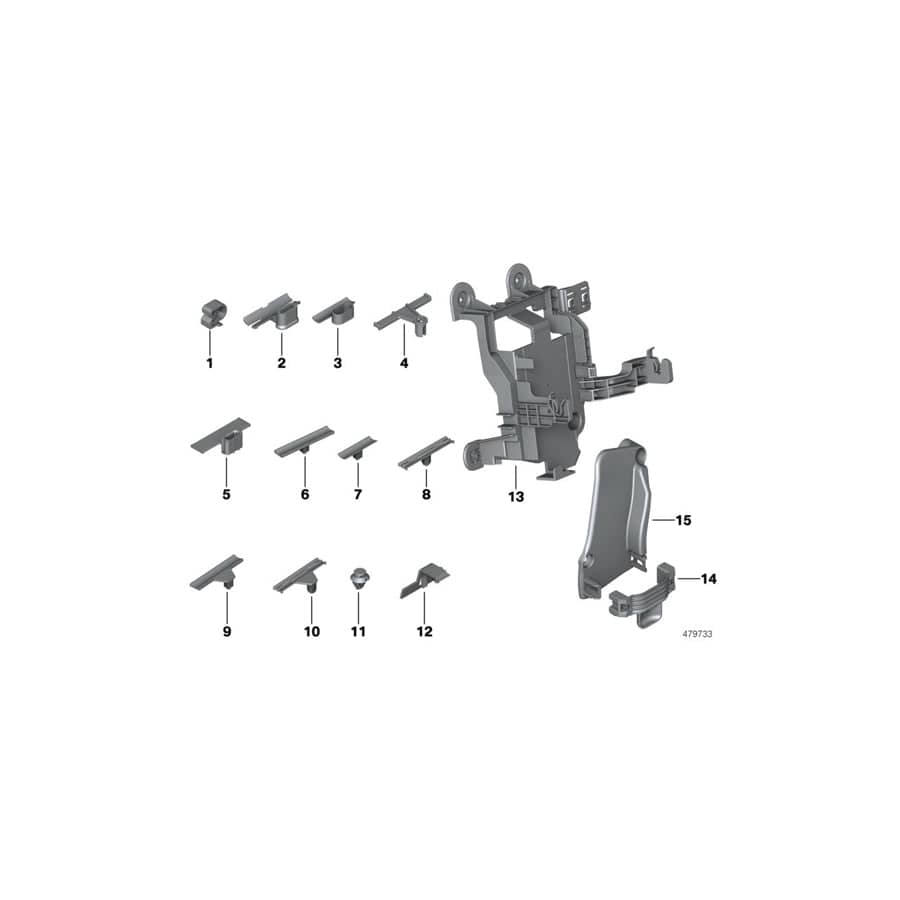 Genuine BMW 61129362252 Cover For Wiring Duct (Inc. i3 94Ah, i3s 94Ah Rex & i3 120Ah) | ML Performance UK Car Parts